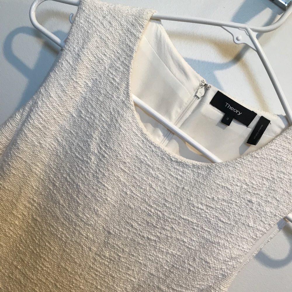 Theory Tweed Fit & Flare Dress